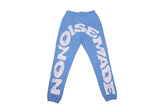 No Noise Made Baby Blue/White Sweatpants V2