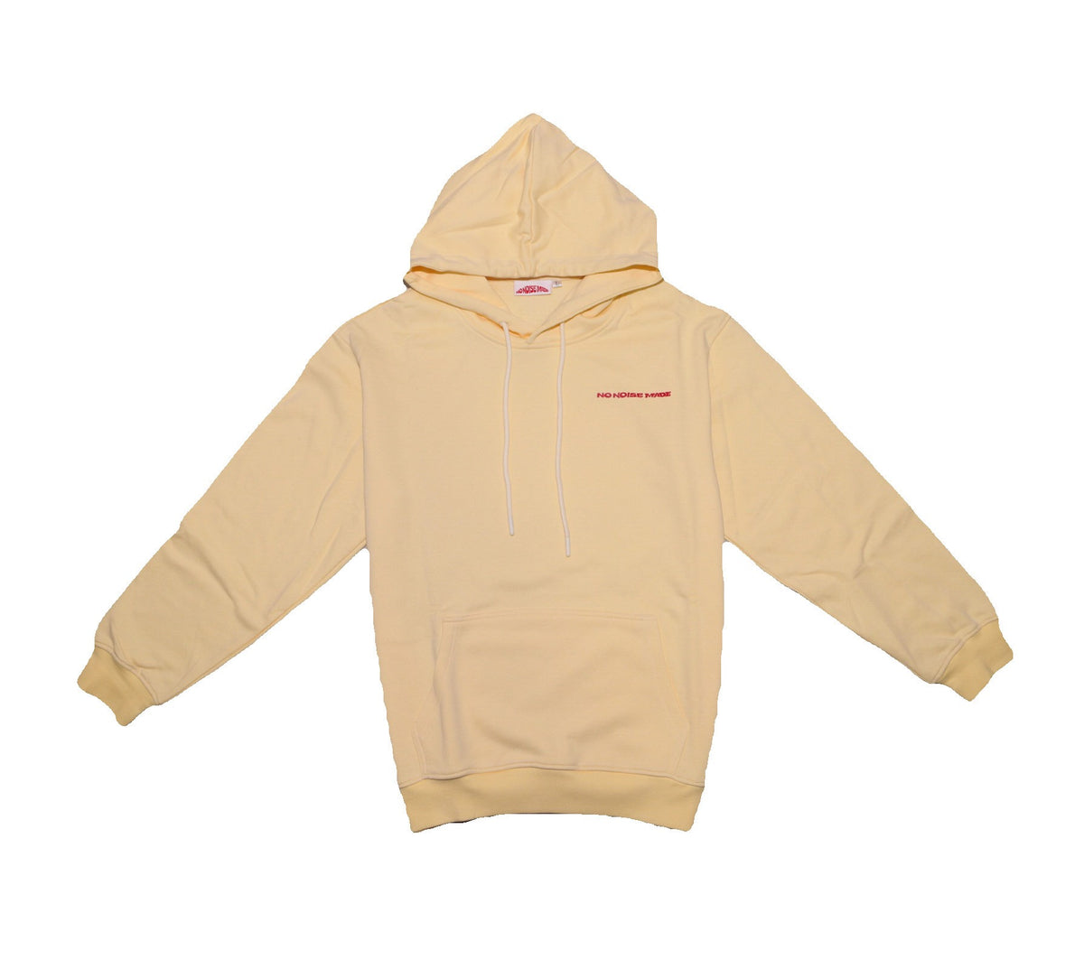 No Noise Made Cream/Red Hoodie V2
