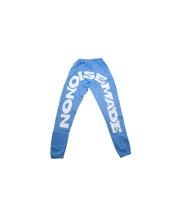 No Noise Made Baby Blue/White Sweatpants