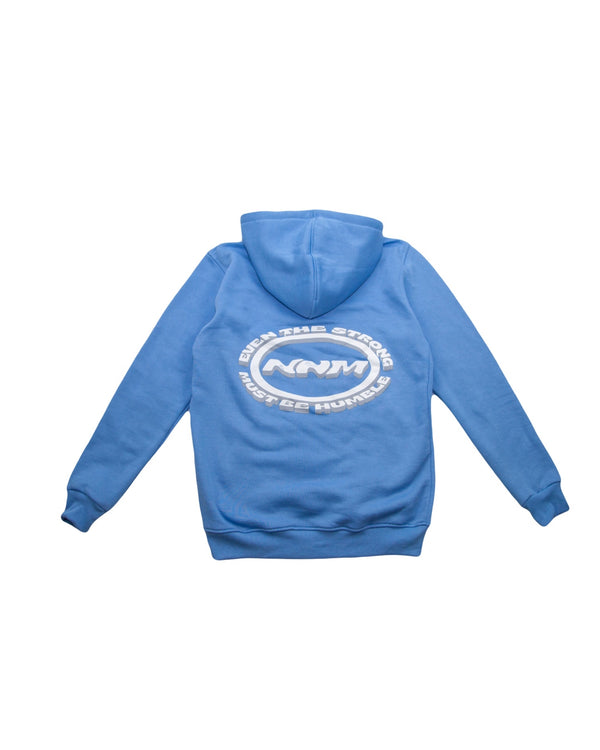 No Noise Made Baby Blue/White Hoodie
