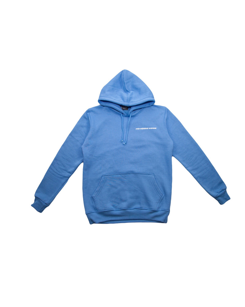 No Noise Made Baby Blue/White Hoodie