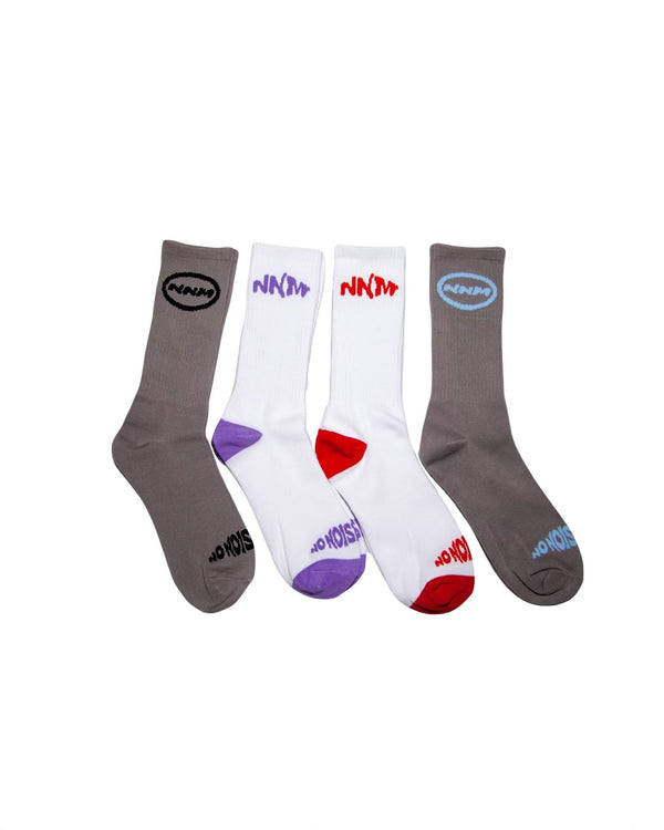 NoNoiseMade Crew Socks