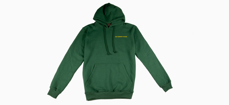 No Noise Made Green/Yellow Hoodie